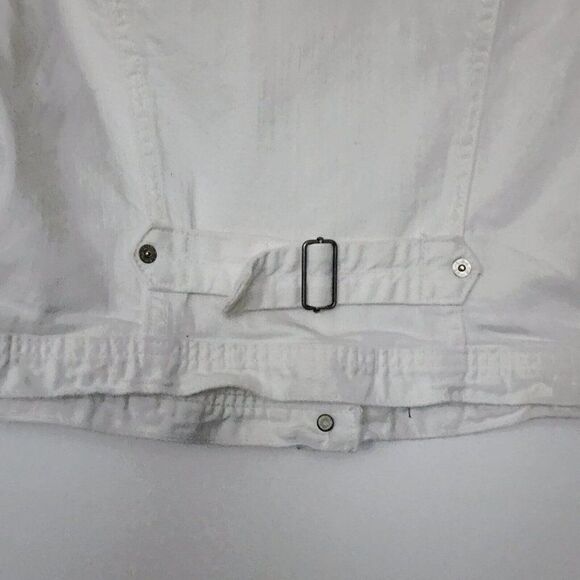 Levi's Girls - L - Trucker White Distressed Denim Jacket - Picture 8 of 9